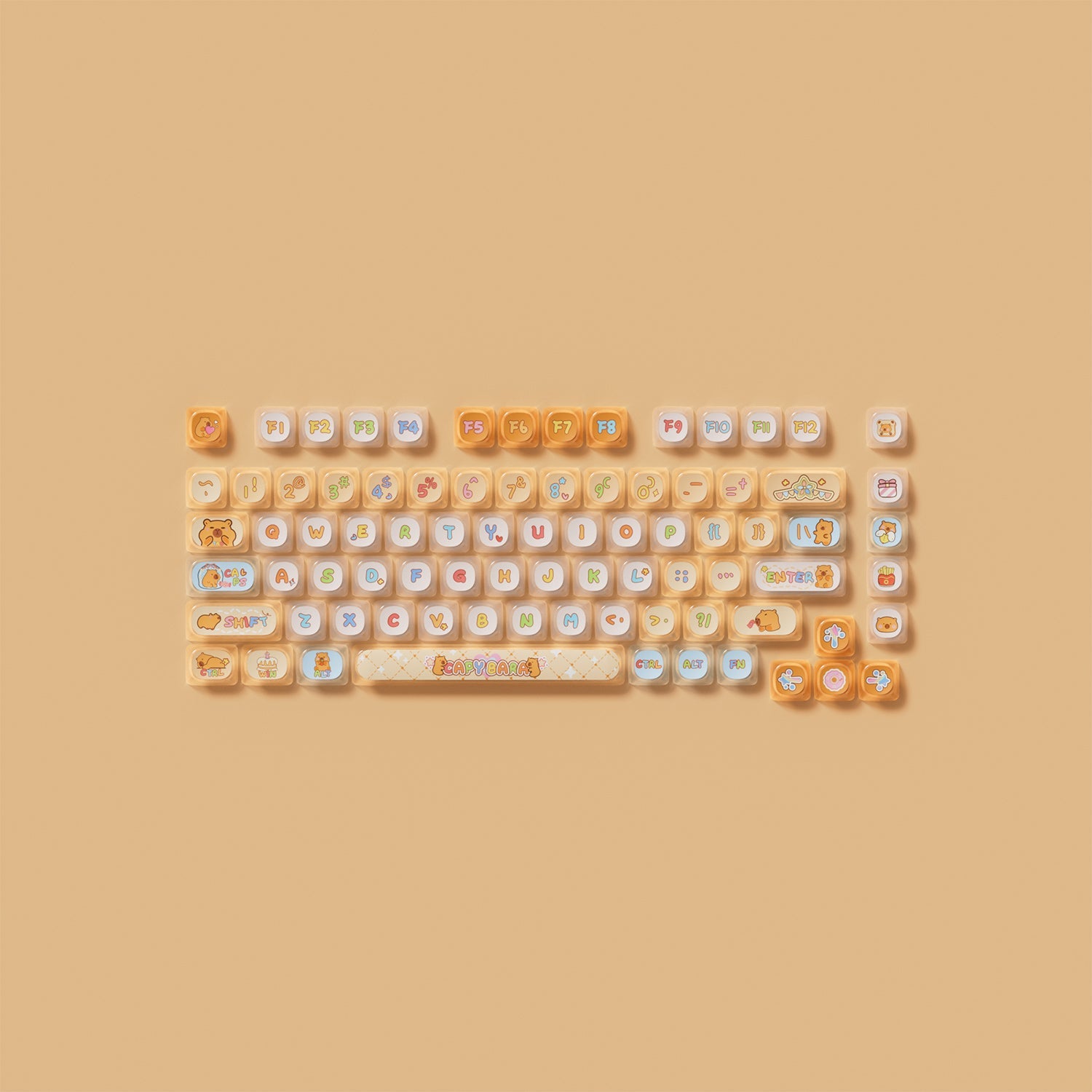 카피바라 키캡 세트 (142 키)