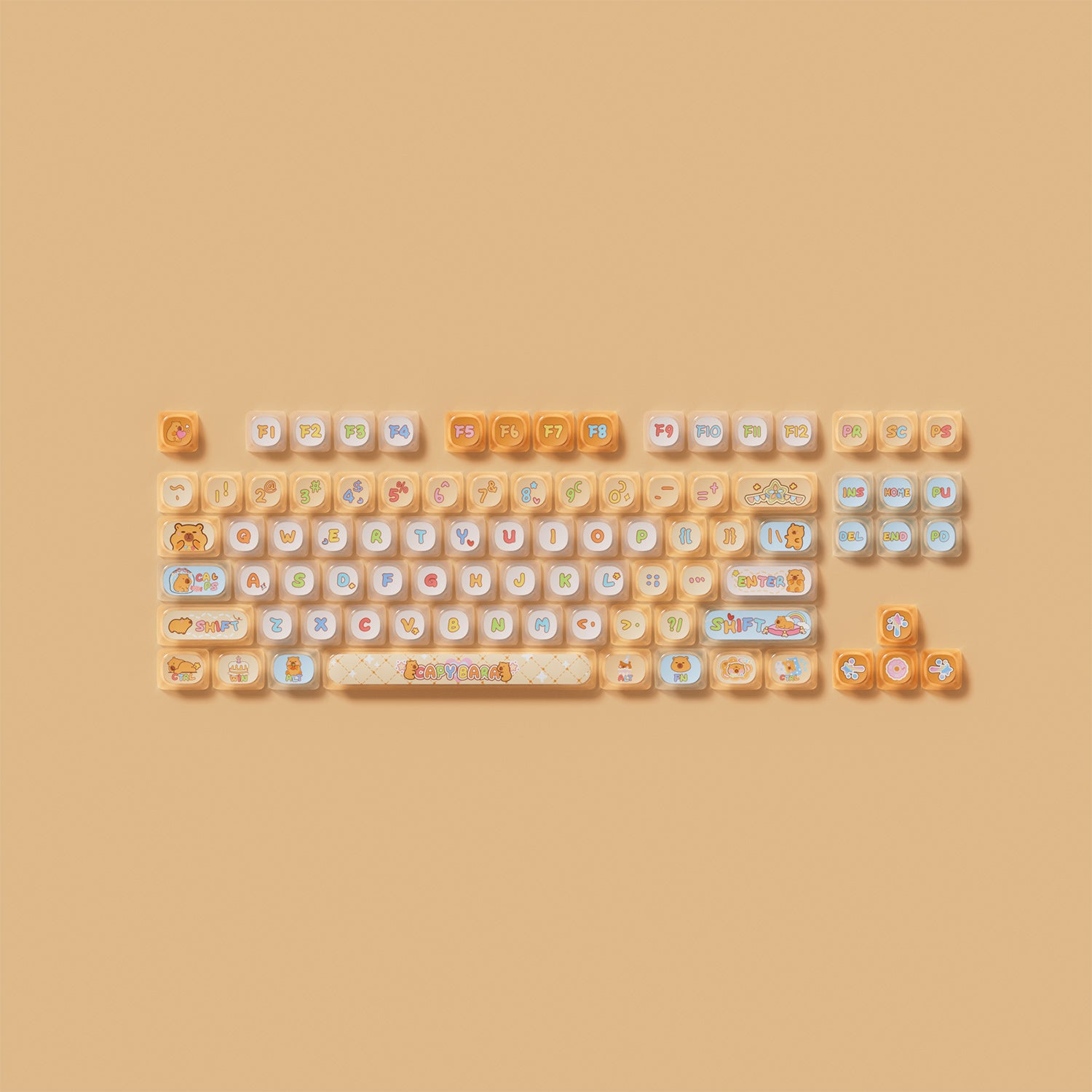 카피바라 키캡 세트 (142 키)