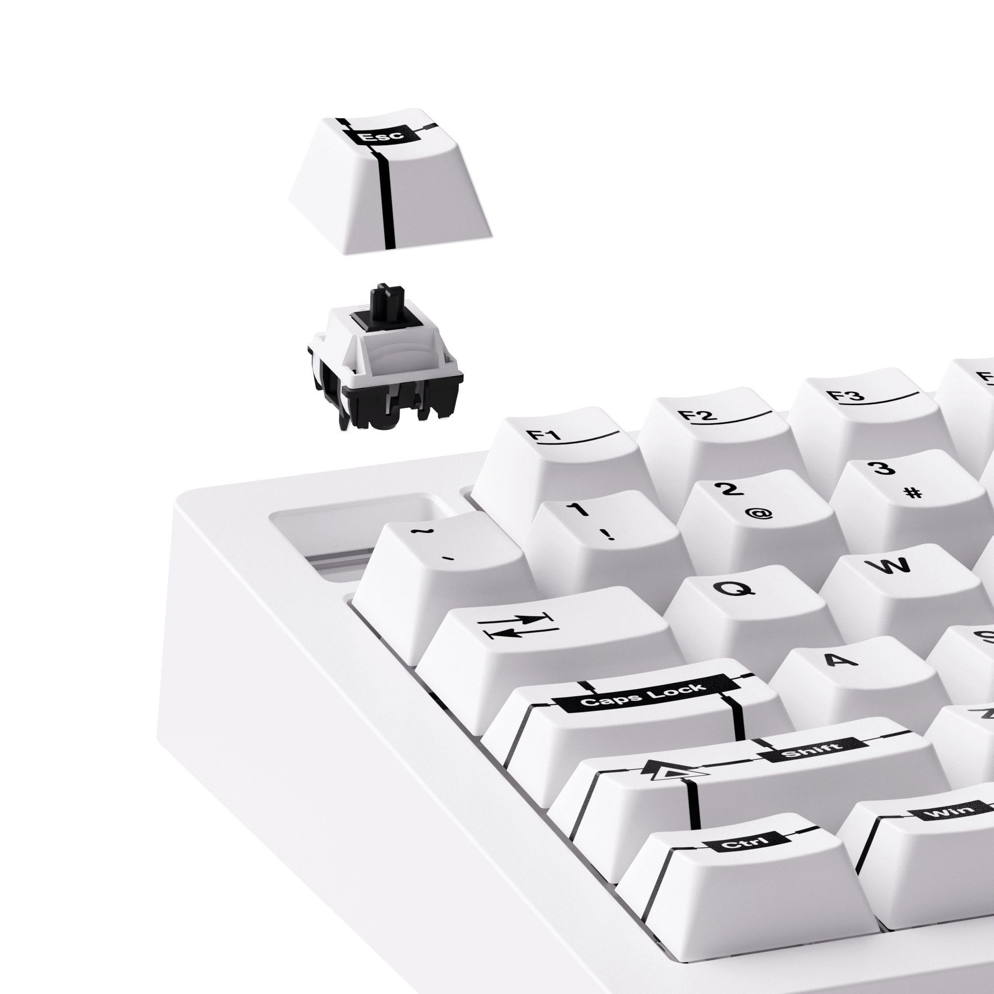 M1 V5 VIA 커스텀 기계식 키보드