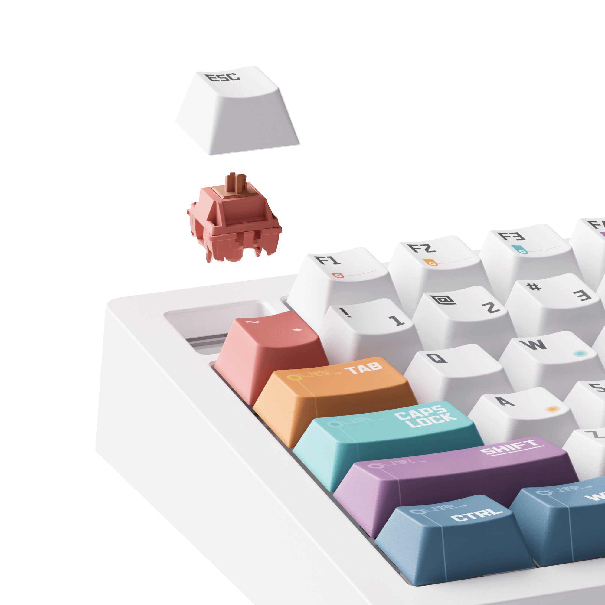 M1 V5 VIA 커스텀 기계식 키보드