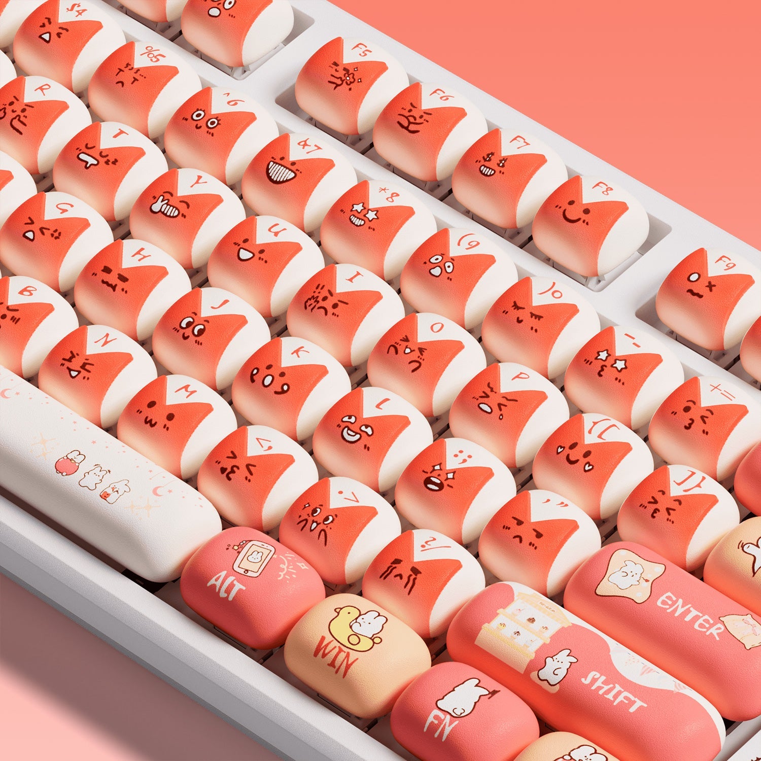 MG108B Bunny Apple 기계식 키보드