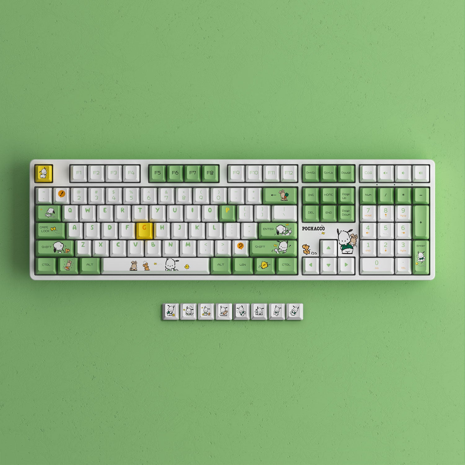 Pochacco-Green-5108B-Plus-Keycaps
