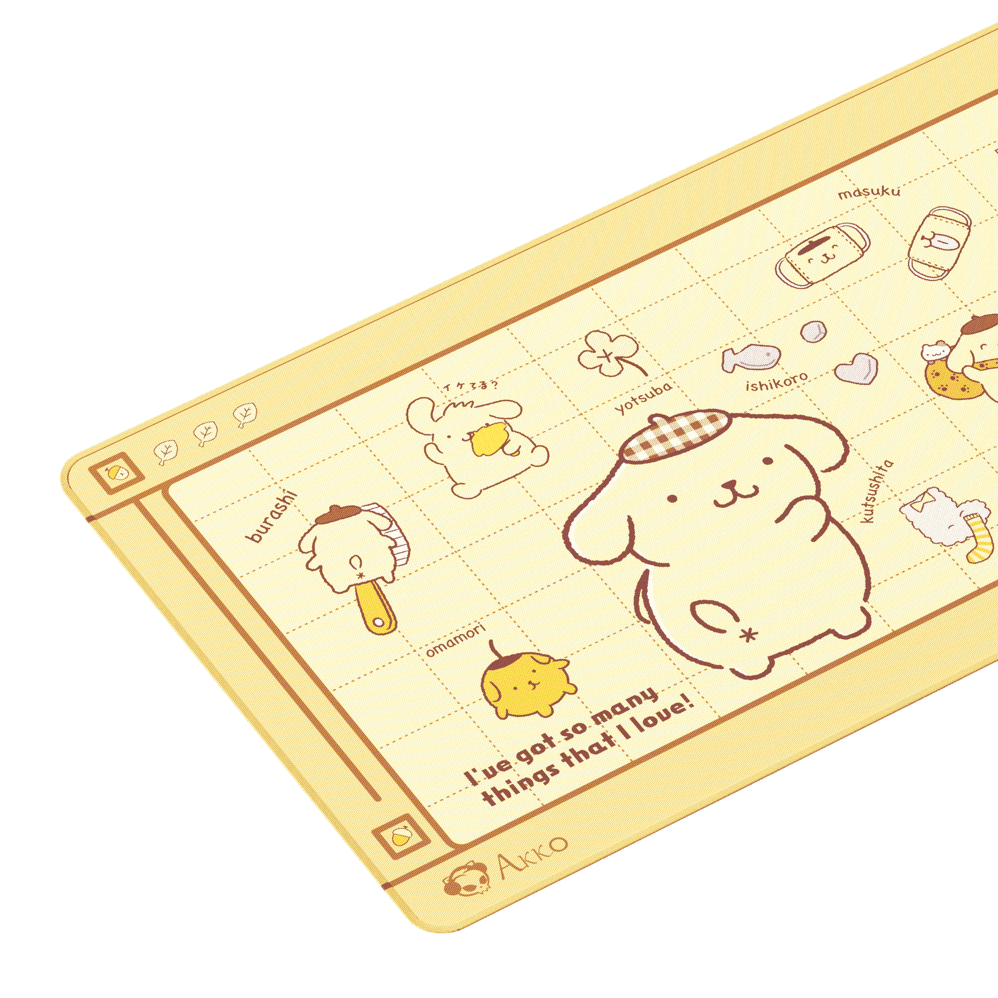 Pompompurin-yellow-Mouse-Pad#색상_Yellow