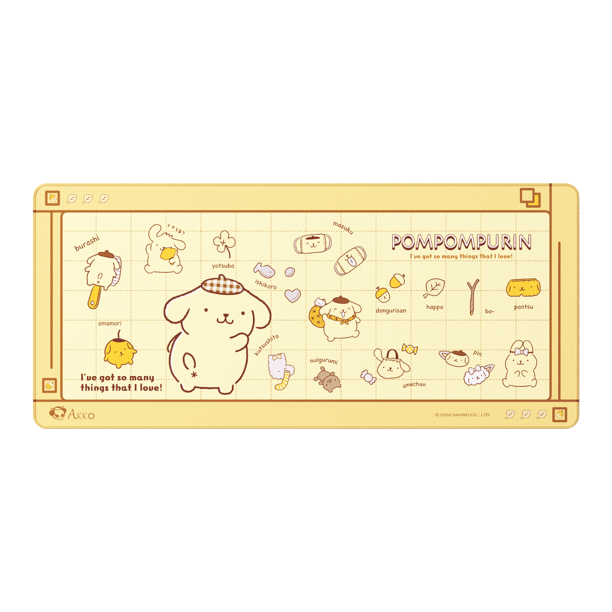 Pompompurin-yellow-Mouse-Pad#색상——Yellow