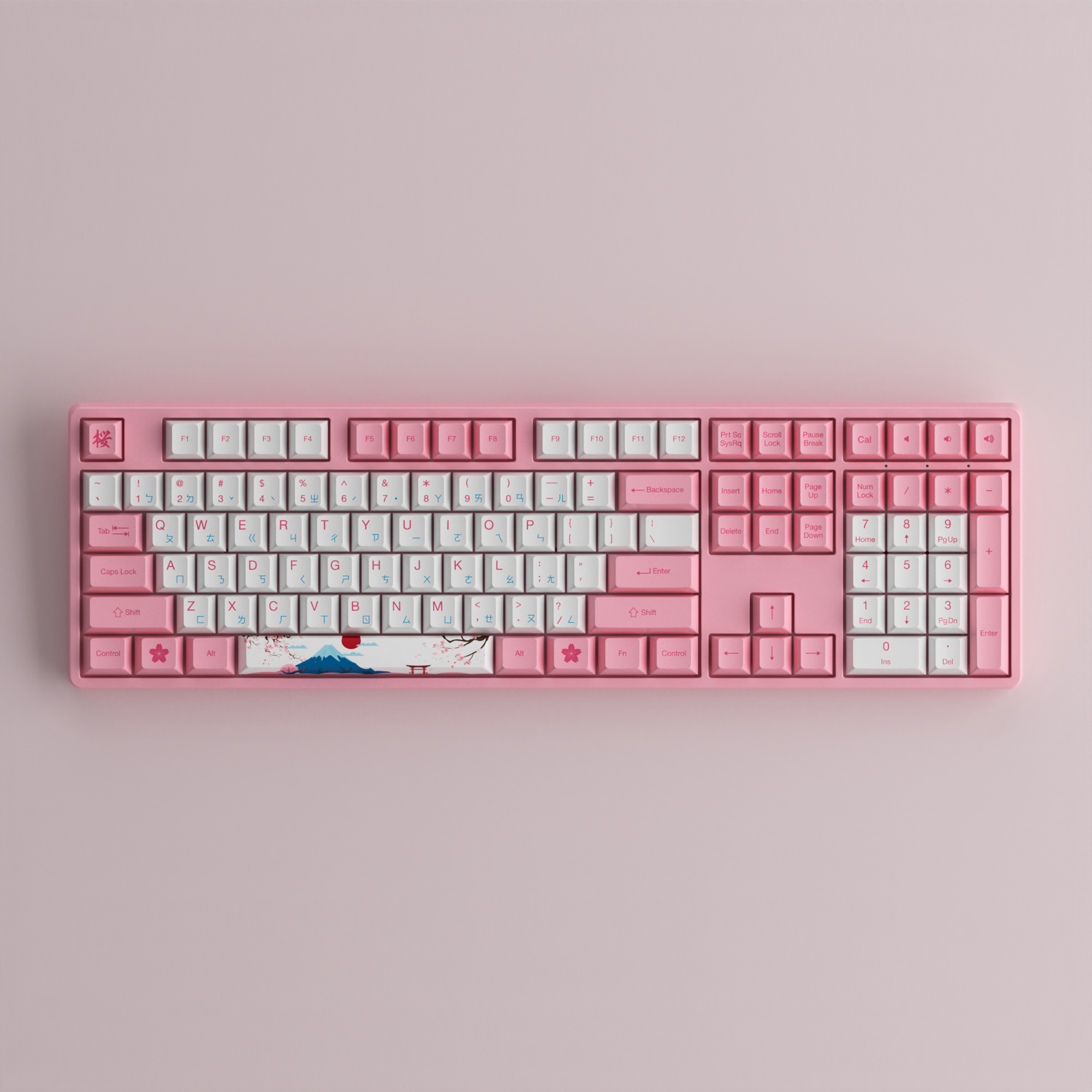 월드 투어 도쿄 R2 한글 키캡 세트 SE (185 키)