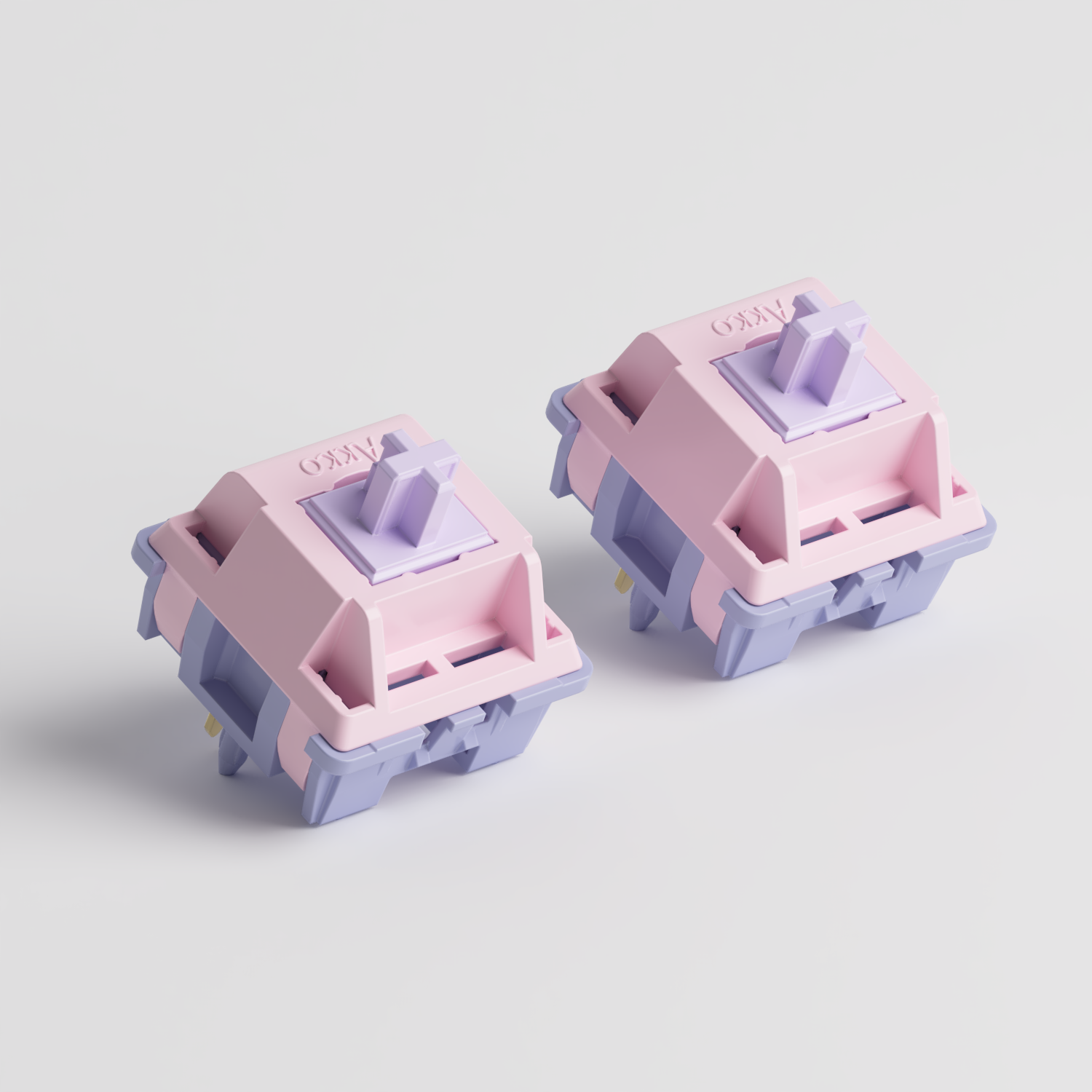 Two Akko V3 Fairy Silent Switches in line