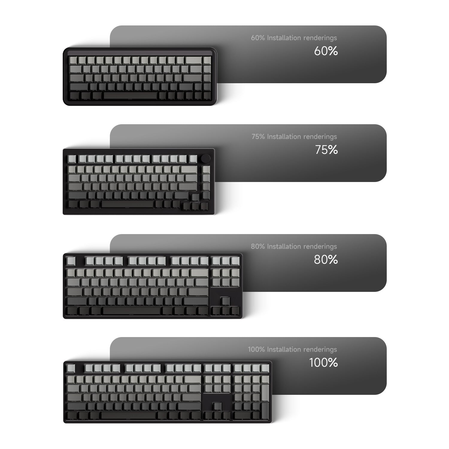 Veekos-Black-Gradient-Keycap-Set-Detail