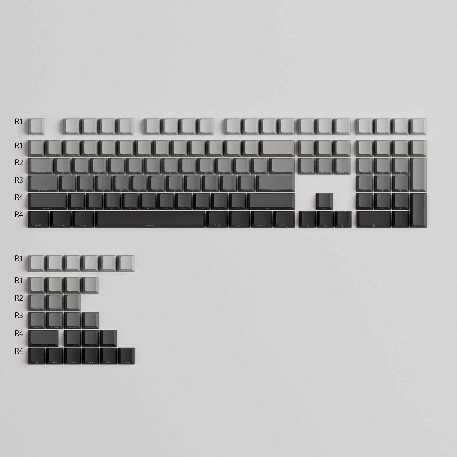 Veekos-Black-Gradient-Keycap-Set