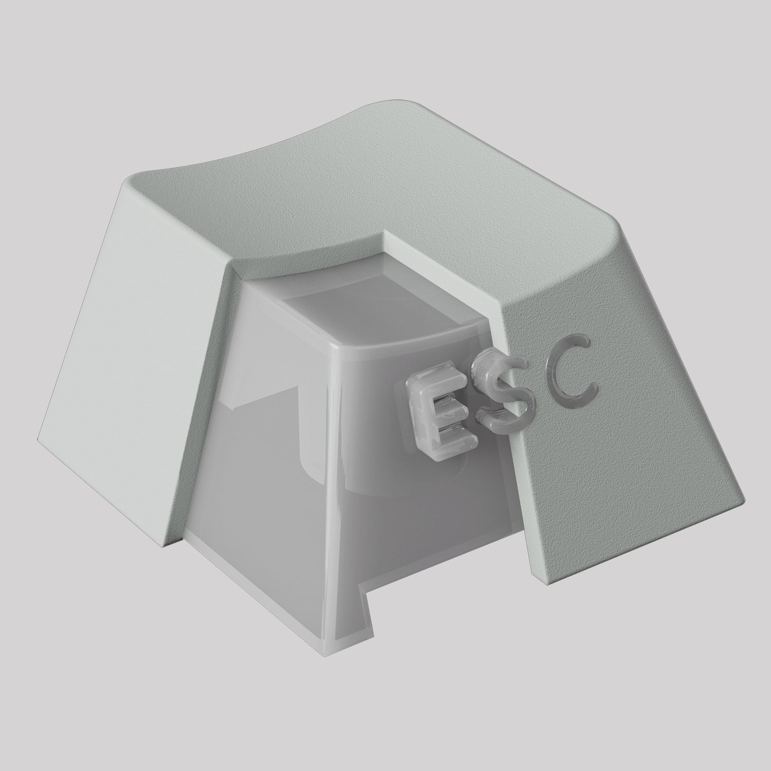 Veekos-Black-Gradient-Keycap-Set-PC-PBT-Double-Shot