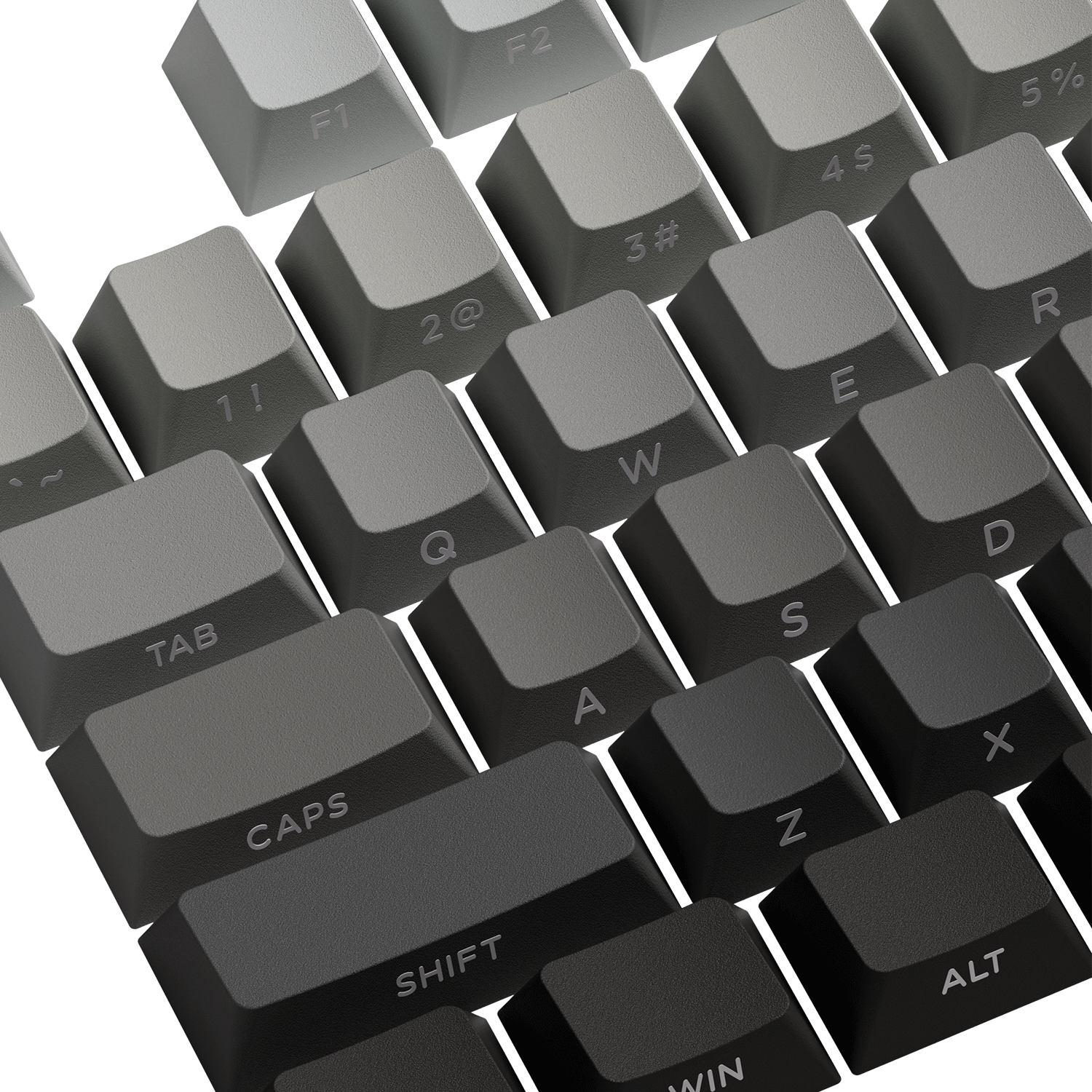 Black Gradient Keycap Set Key Details