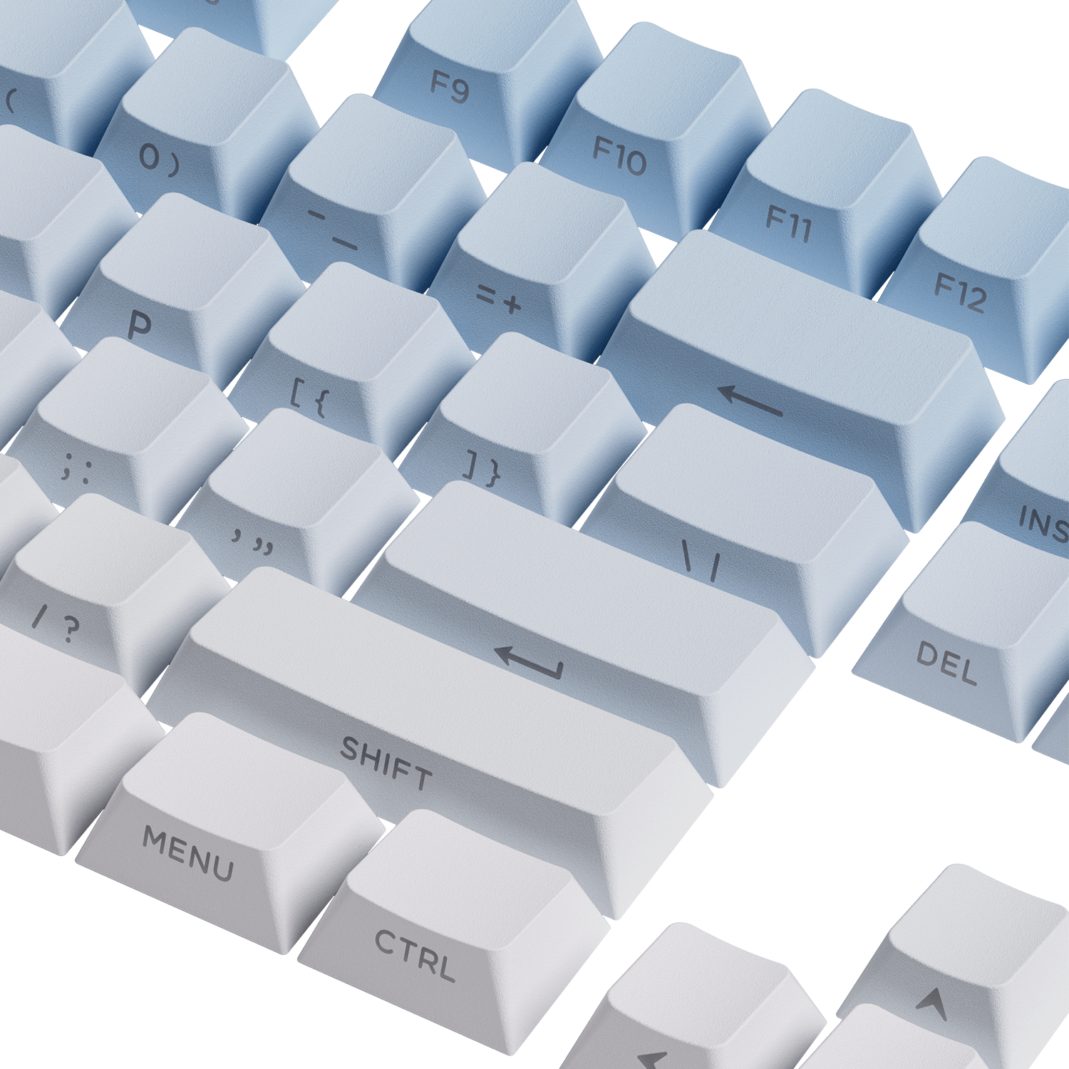 Veekos Blue Gradient Keycap Set Details