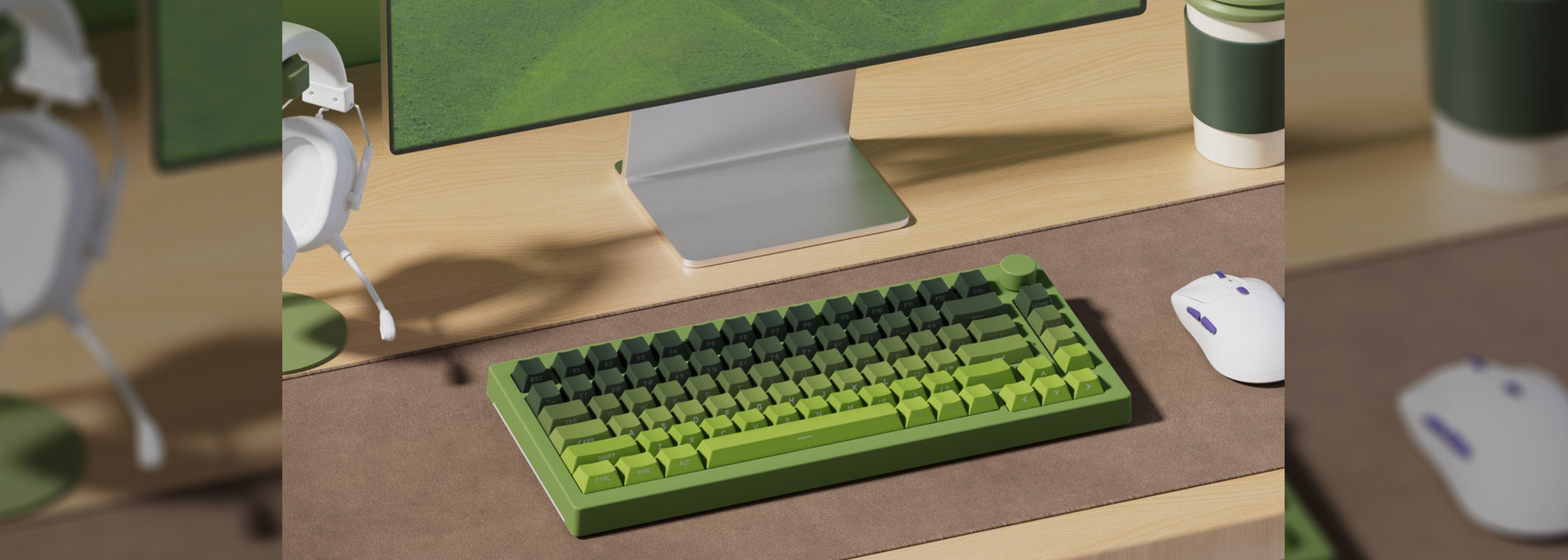 Veekos-Forest-Gradient-Keycap-Set