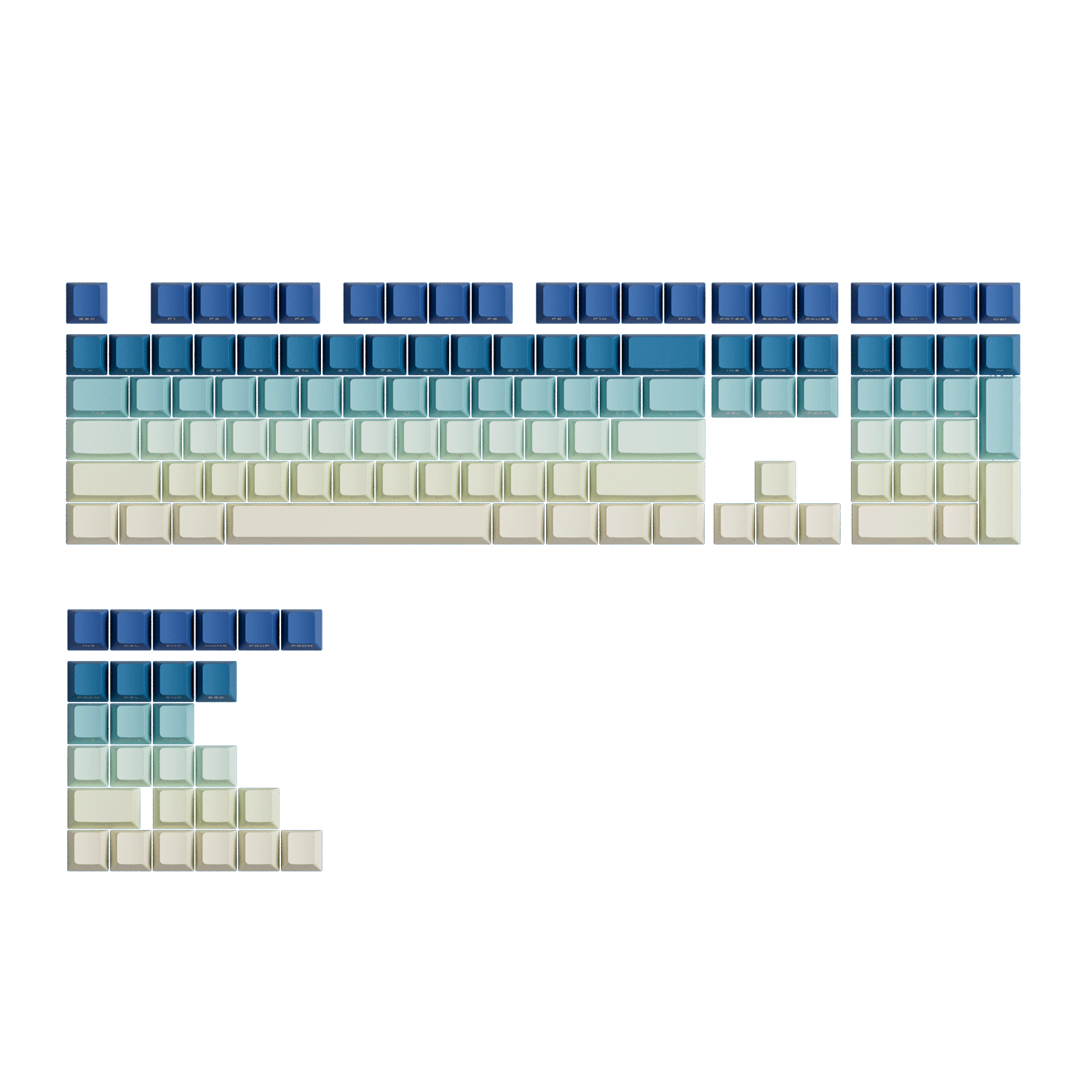Iris Gradient Keycap Set (135-Key)