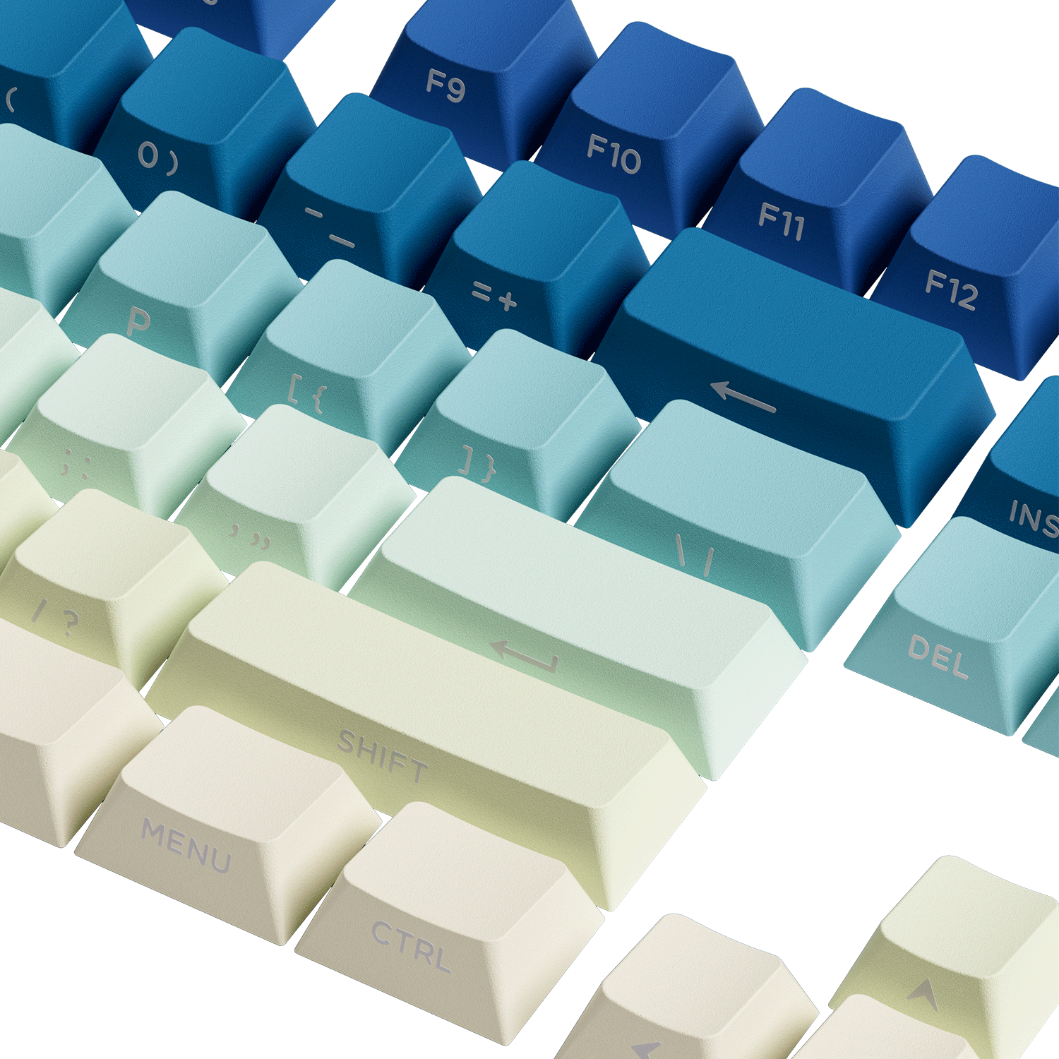 Iris Gradient Keycap Set Key Details