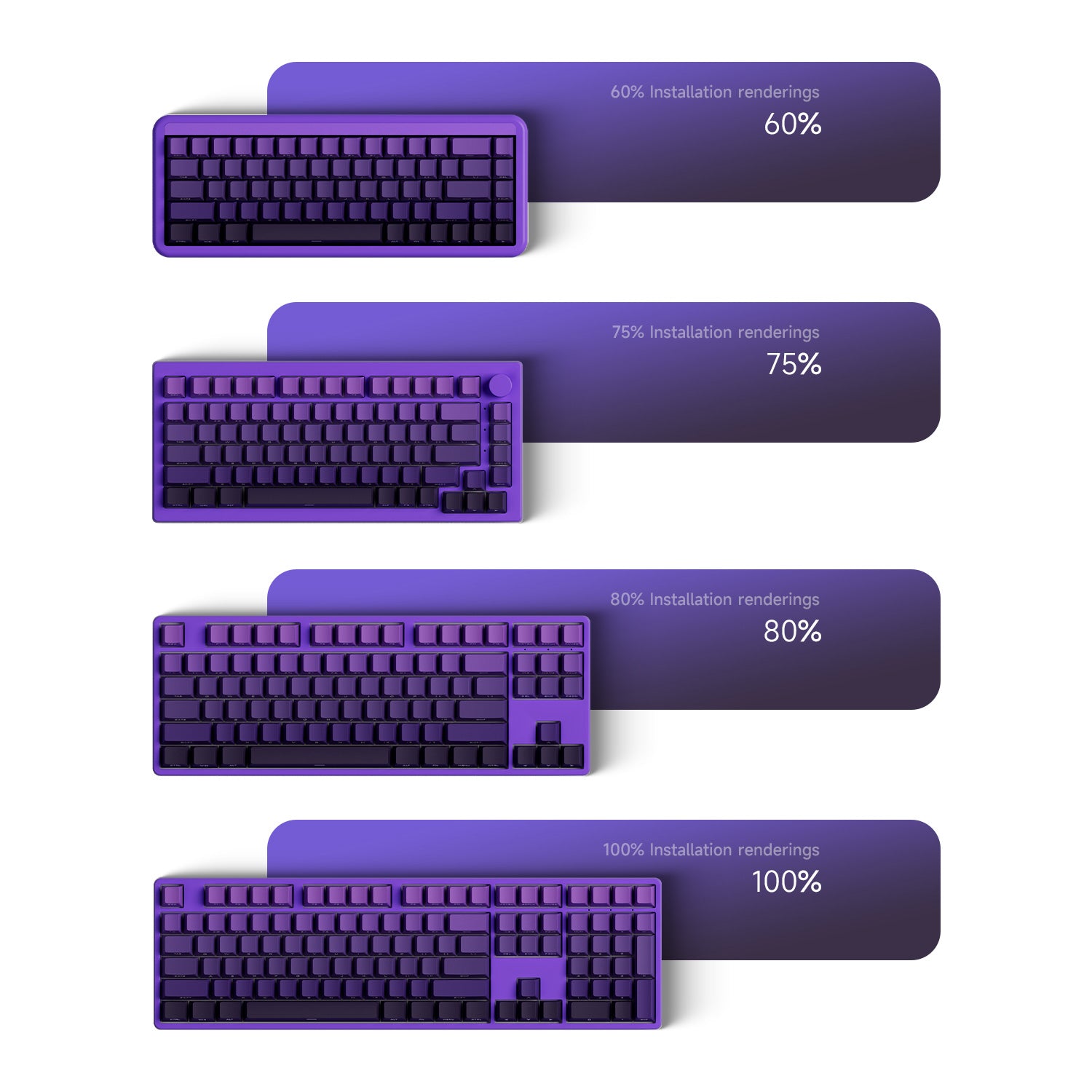 Veekos-Purple-Gradient-Keycap-Set