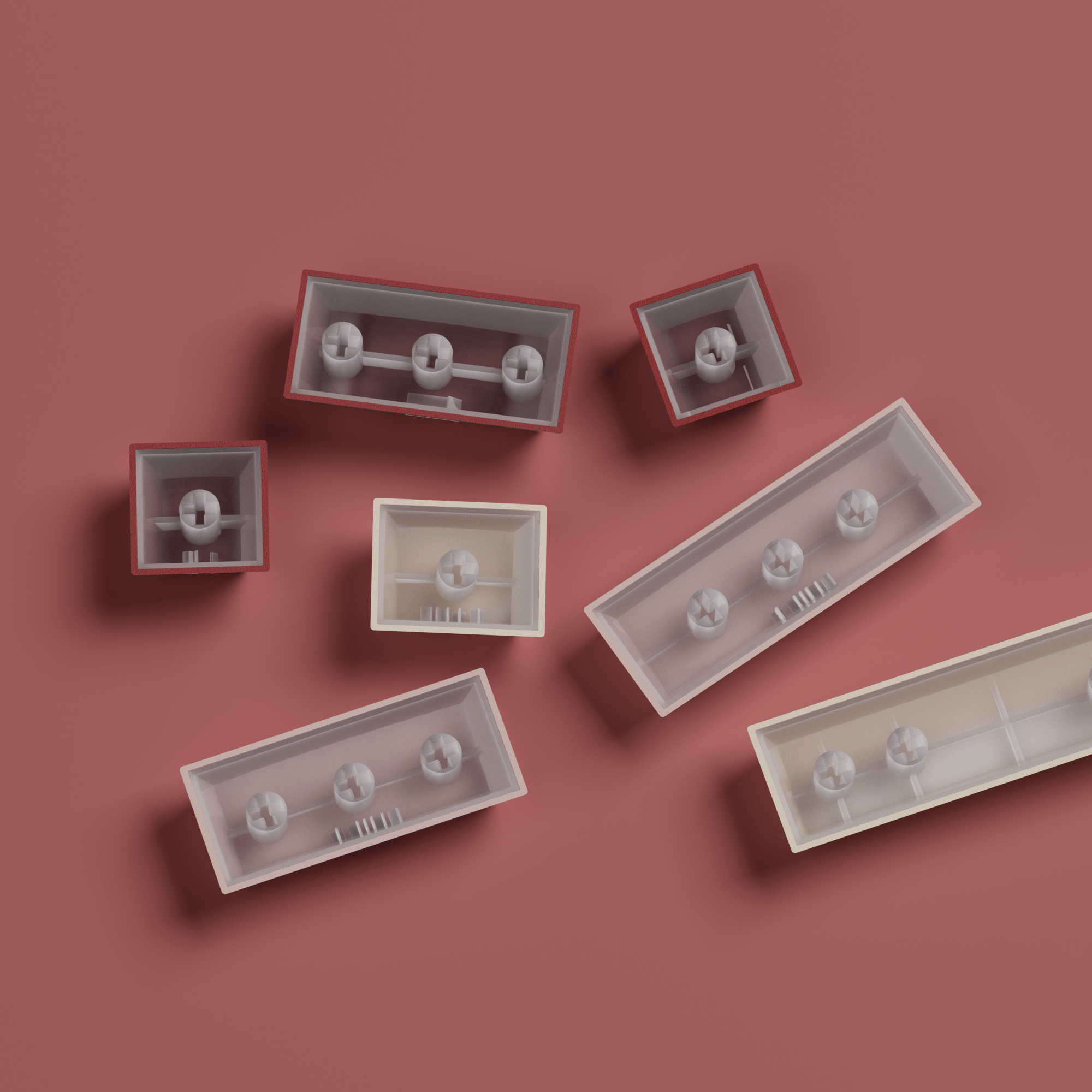 Veekos-Rose-Latte-Gradient-Keycap-Set-MX-Switch-Compatibility