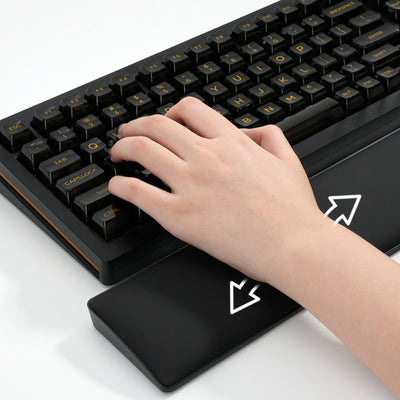 Black MonsGeek wrist rest ergonomic design