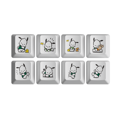 Pochacco Green 5108B Plus Keyboard cute pbt keycaps