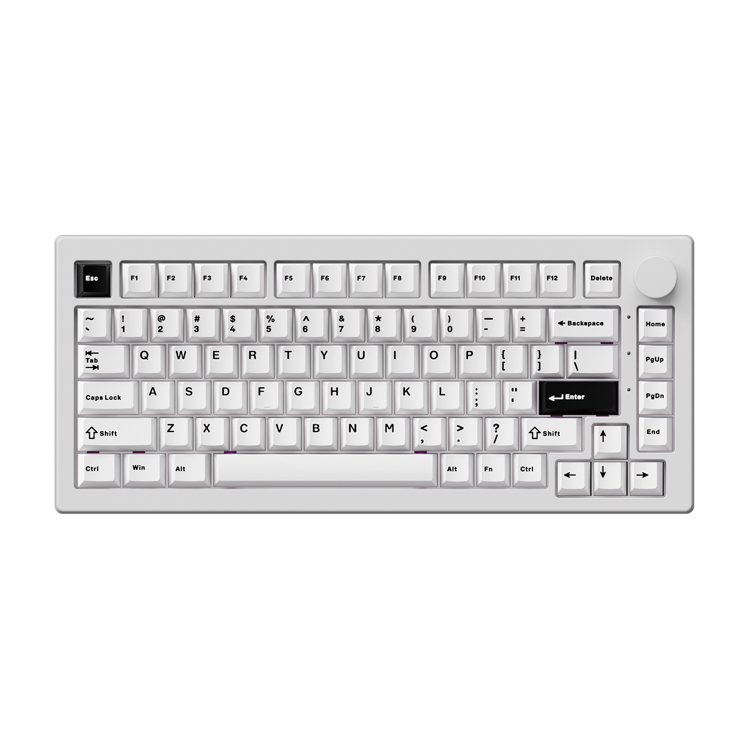 Akko 5075 V3 Mechanical Keyboard Black on White
