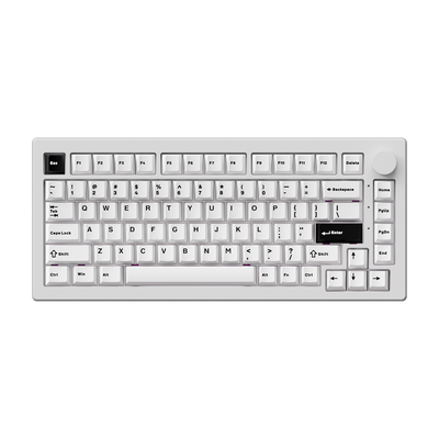 Akko 5075 V3 Mechanical Keyboard Black on White
