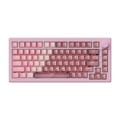 Akko-5075-V3-Gradient Hybrid Pink Transparent