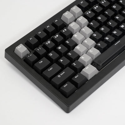 Akko 5075 V3 HE Magnetic Keyboard Gradient Hybrid Black Transparent Left Details