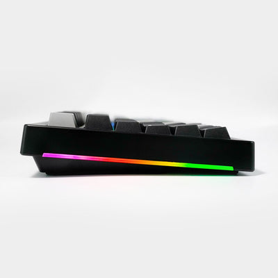 Akko 5075 V3 HE Magnetic Keyboard Gradient Hybrid Black Transparent Side Details