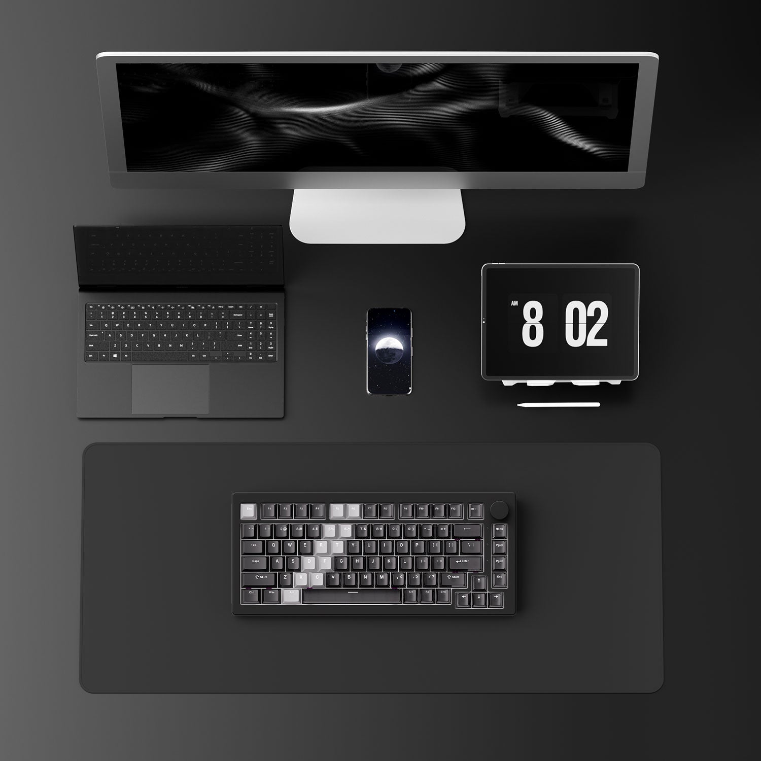 Akko-5075-V3-HE-Gradient-Hybrid-Black-Transparent-Mode