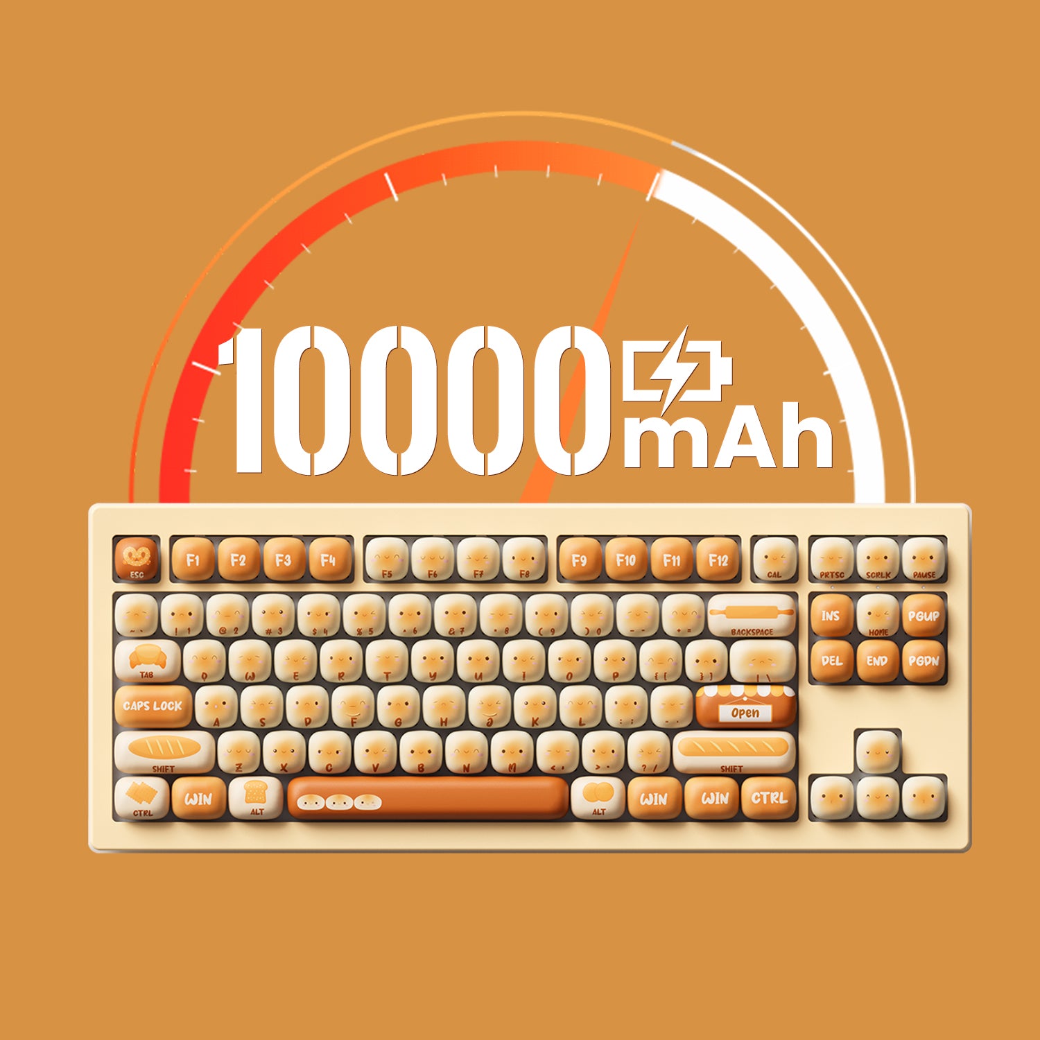 Akko-5087-V3-Bun-Wonderland-Mechanical-Keyboard-Battery