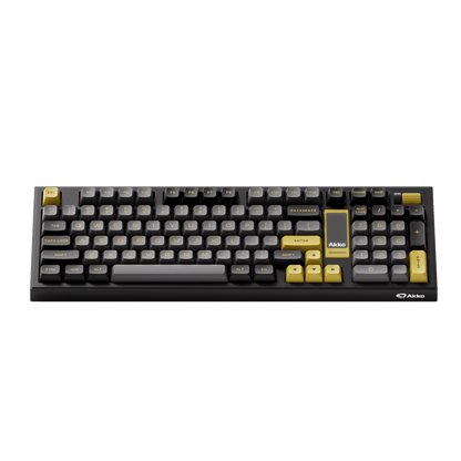 5098B Mechanical Keyboard with Screen Black Gold Theme ANSI Layout