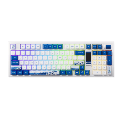 5098B Mechanical Keyboard with Screen Santorini Theme with RGB