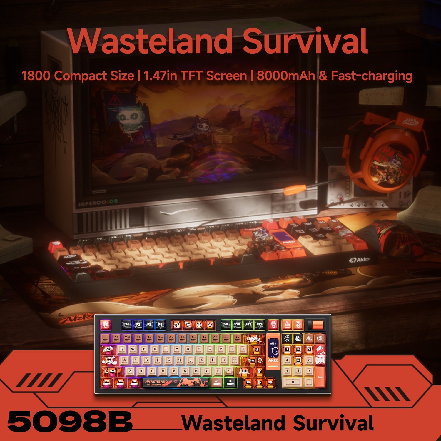 Wasteland Survival 5098B 기계식 키보드