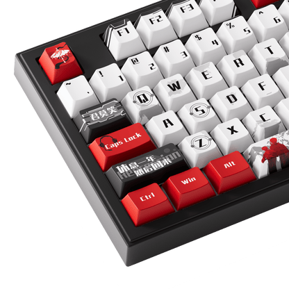 5098B Mechanical Keyboard with Screen YEXIU Theme Keycaps Details
