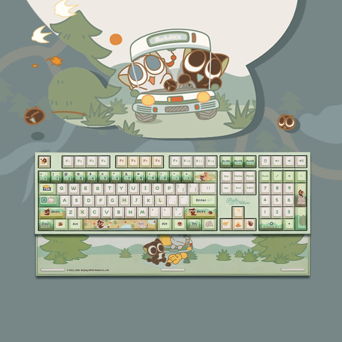 Akko The Legend of Hei 5108 V5 Mechanical Keyboard Back Details