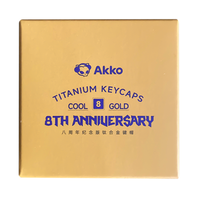 8주년 기념 티탄 철합금 아티산 키캡