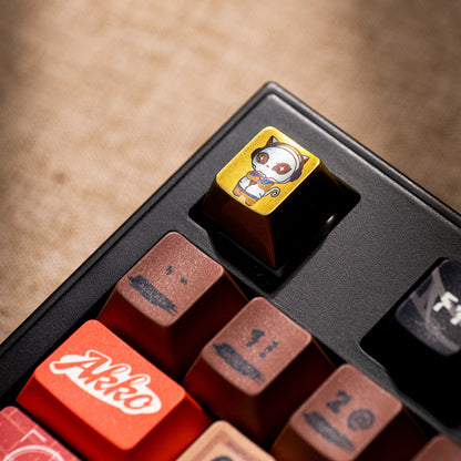 8주년 기념 티탄 철합금 아티산 키캡