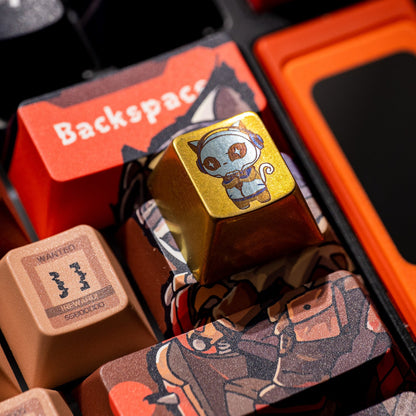 8주년 기념 티탄 철합금 아티산 키캡