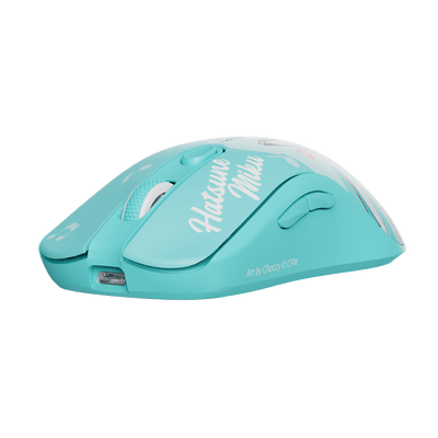 Akko AG ONE 3950 8K Hatsune Miku Gaming Mouse Front Side