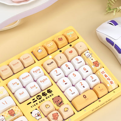 Akko Dudu and Bubu 3108V3 Yellow Right Details