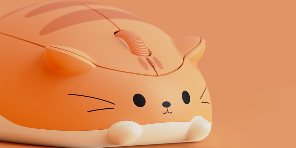 Akko-Cat-Theme-Mouse-Orange-KATE-ABS-Material