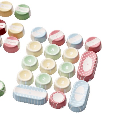 Akko Classic BottleCap Keycaps Set Right Details