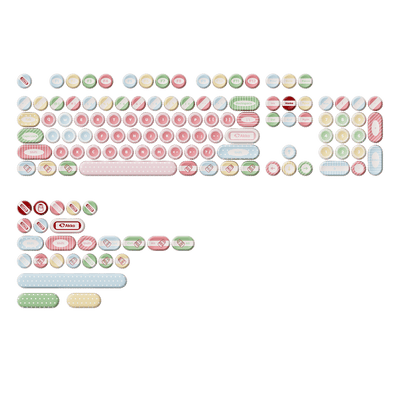 Akko Classic BottleCap Keycaps Set