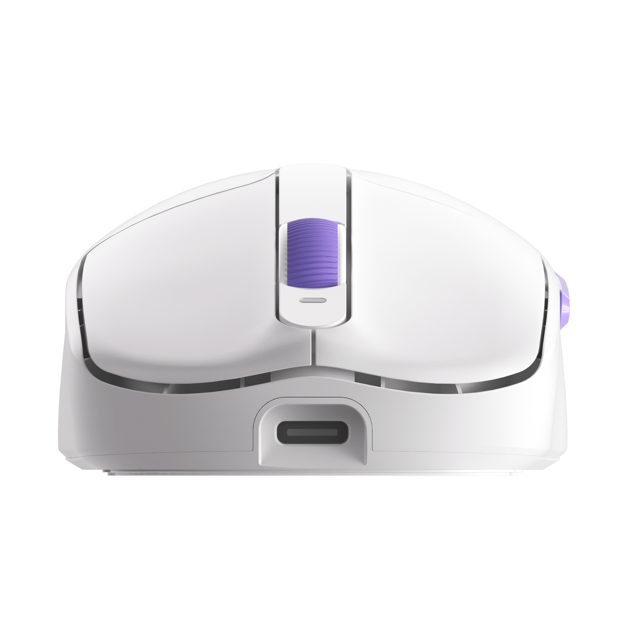 Akko Dash Gaming Mouse White Front Details