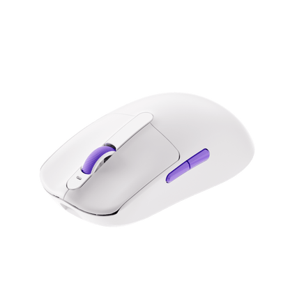 Akko Dash Gaming Mouse White Left Side Details
