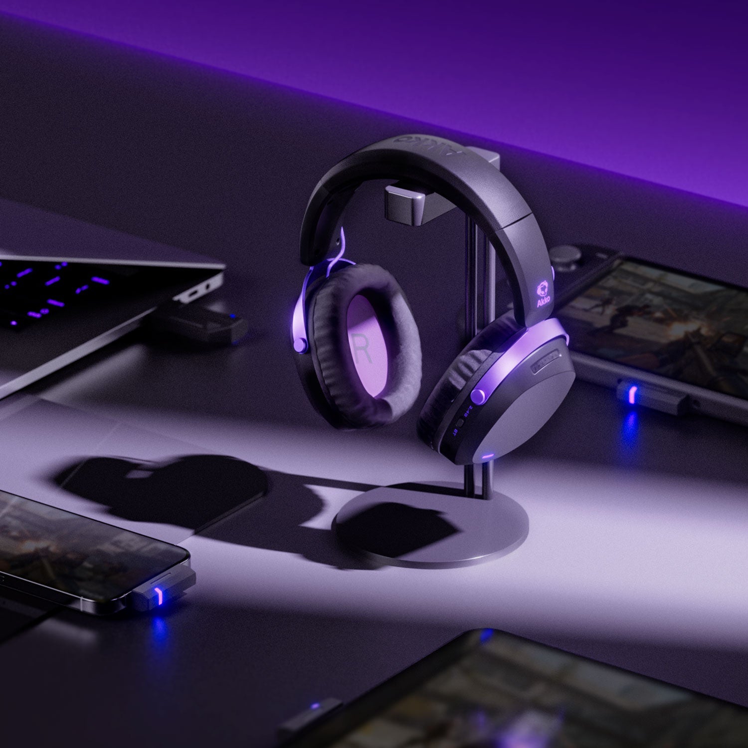 Akko GH300 Gaming Headset Black