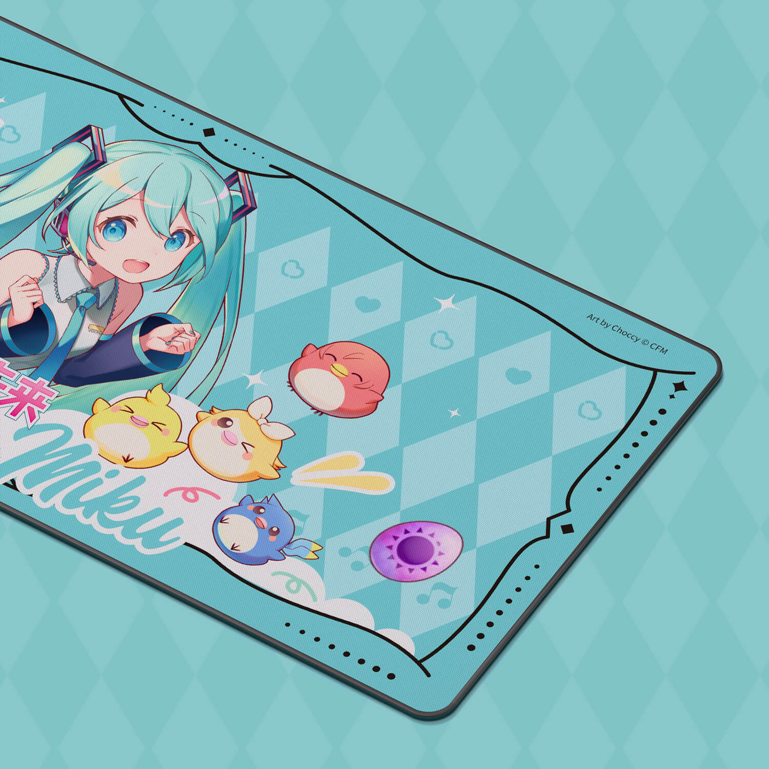 Akko-Hatsune-Miku-Mouse-Pad-Detail