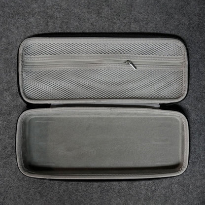 Akko Keyboard Carrying Case with open lid on a dark gray background