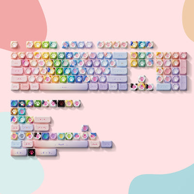 Kitty Paws 키캡 세트 (142 키)