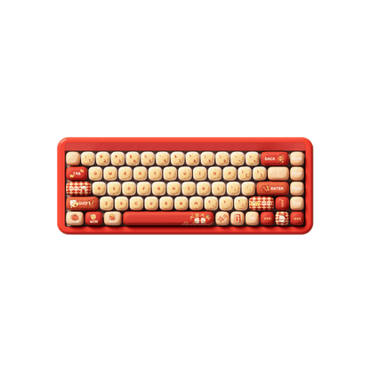 Lucky Tangerine Keycap Set on the 68% Keyboard