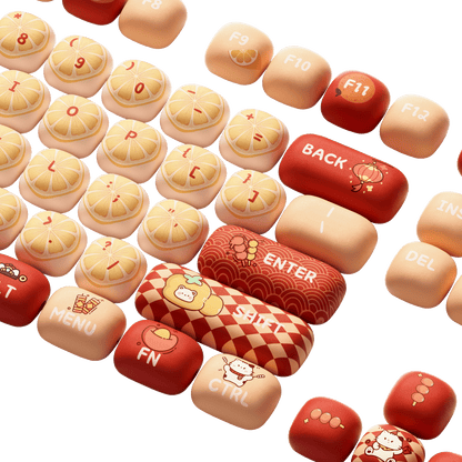 Lucky Tangerine Keycap Set Key Details